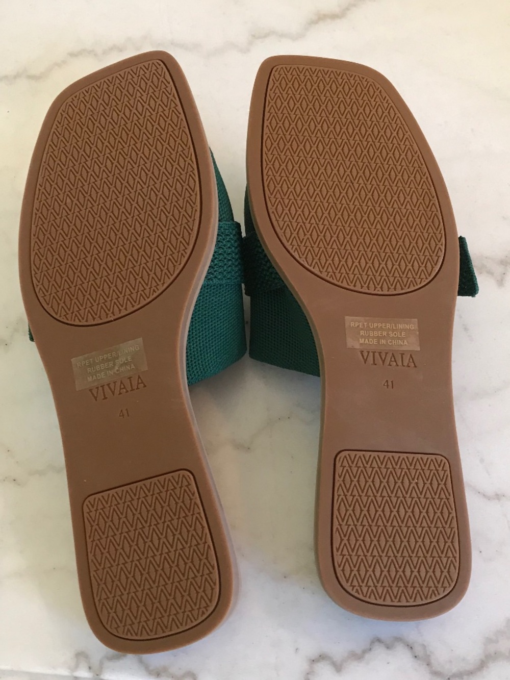 🆕 VIVAIA GREEN PILLOW TOP SLIDE SANDAL - Picture 12 of 14